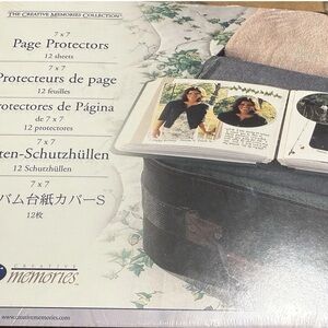 2 pkg. New Creative Memories 7x7 Page Protectors